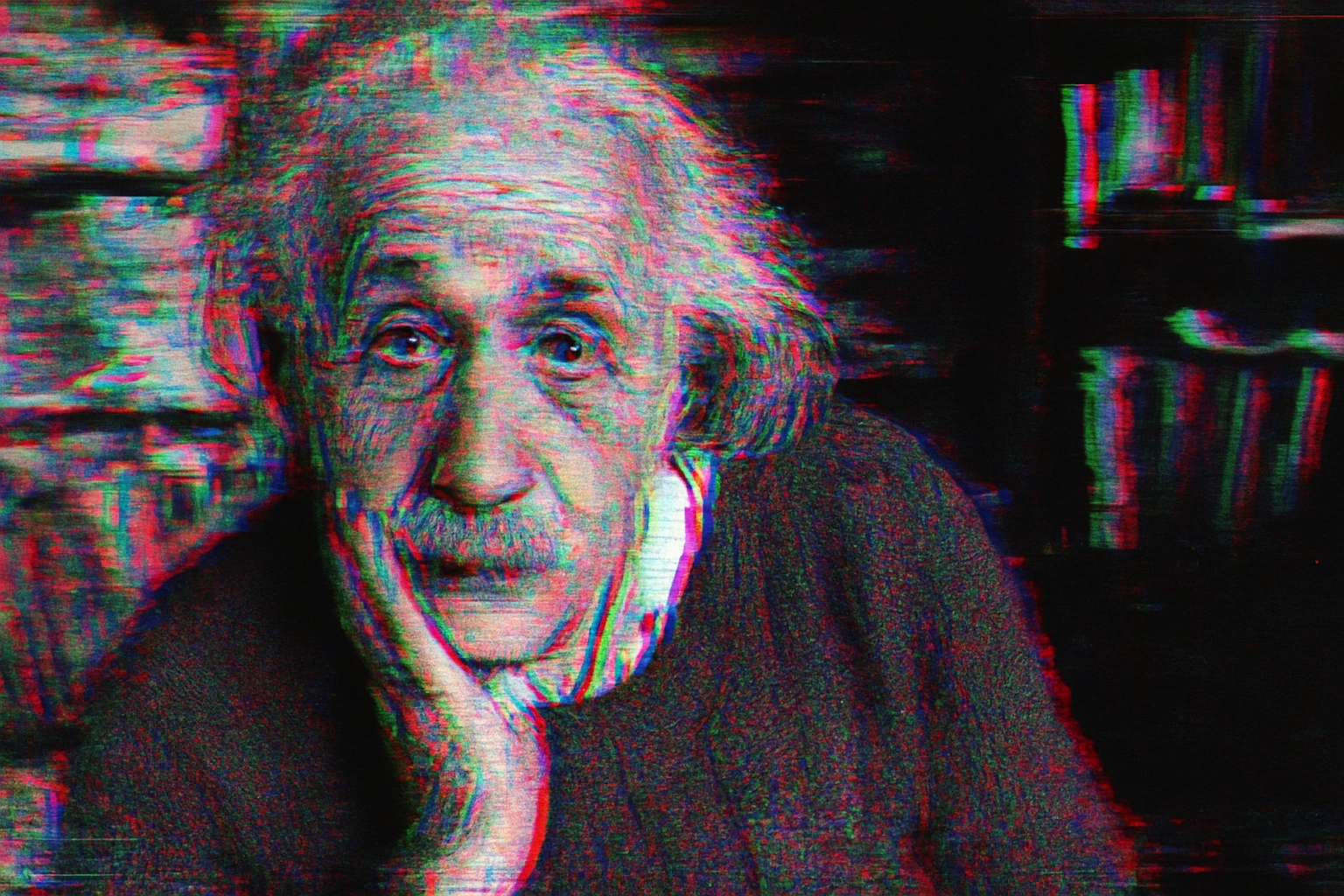 
    Redo this image in the Glitch art style, digital corruption effects, RGB splits, pixelation,
  