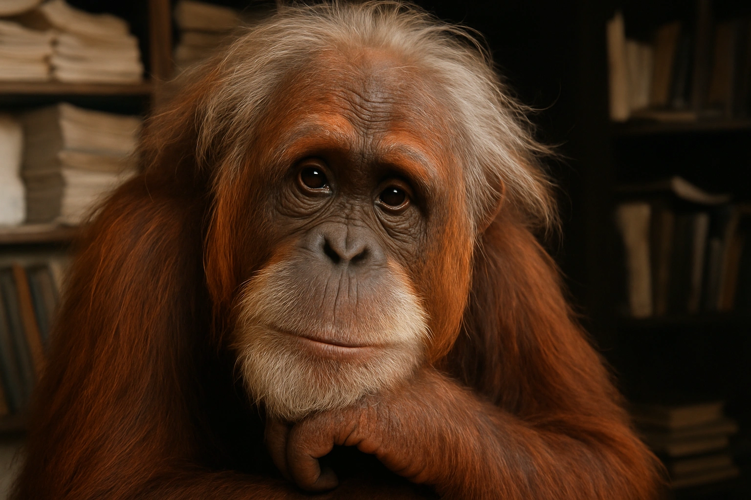 
    Transform this human photo into an animal character, removing all human features (such as cloth